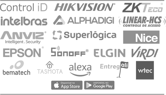 Anviz,Virdi,Linear,Hikvision,Intelbras,controlid,nice